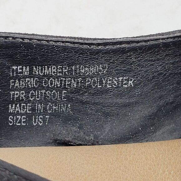 Torrid Womens Black Vegan Faux Suede Slip On Loafers Sz 7 Comfortable Shoes - Picture 3 of 10